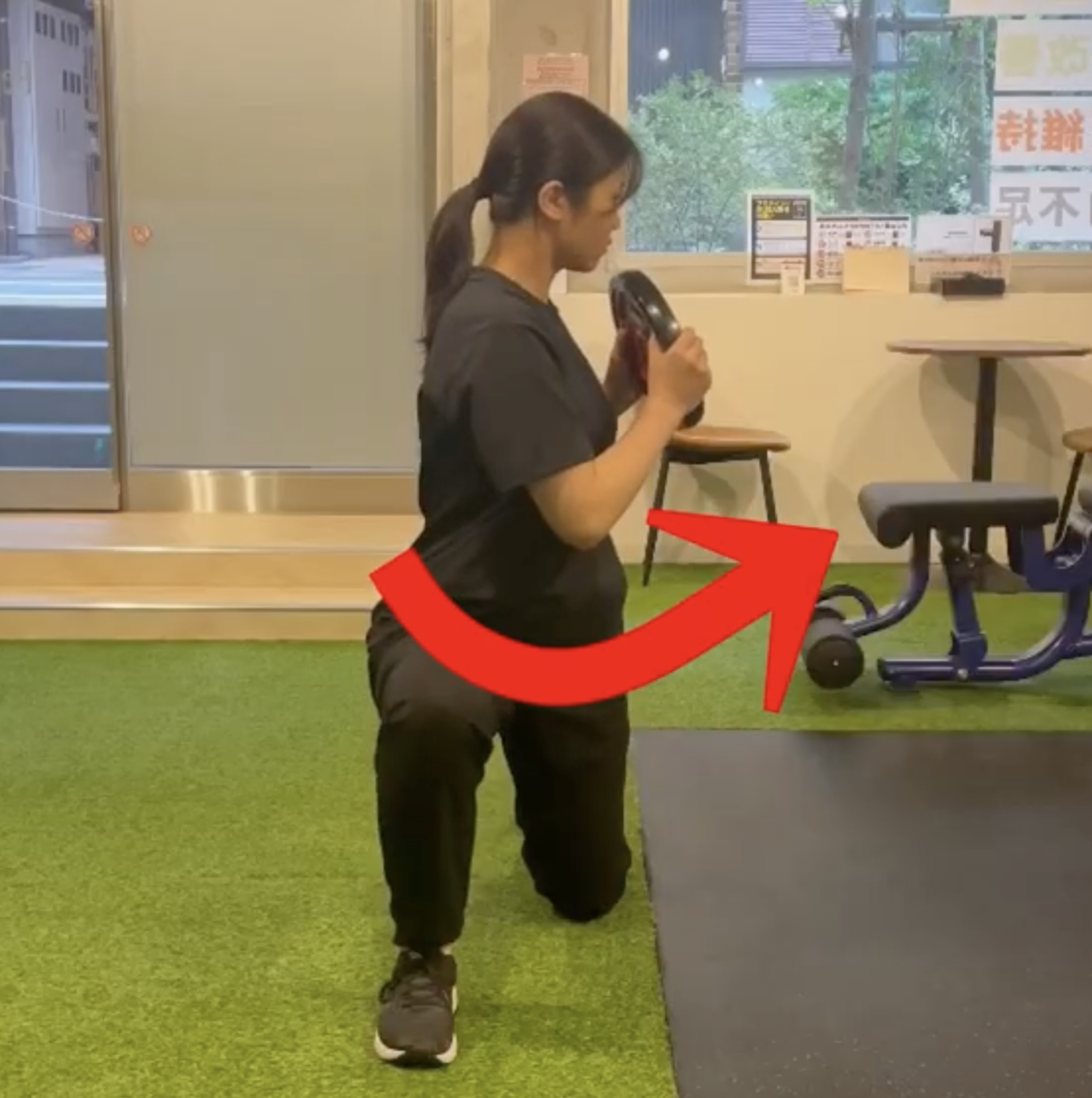 ハーフニープレートローテーション